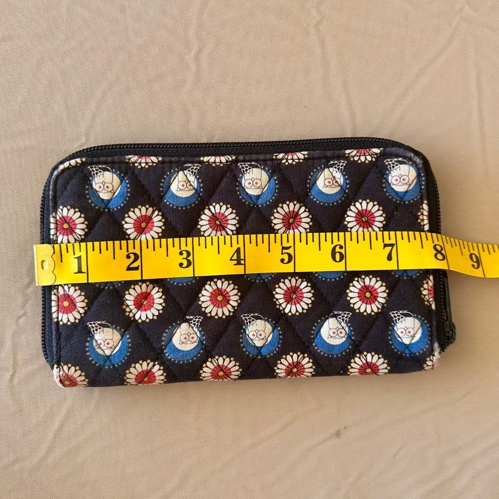 Vera Bradley "Night Owl' Zip Around Wallet - Picture 6 of 7
